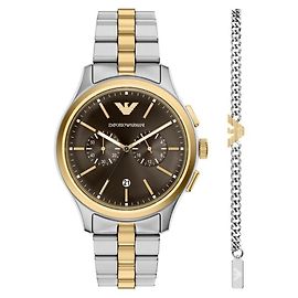 Armani Set Bracciale Cronografo Multicolore