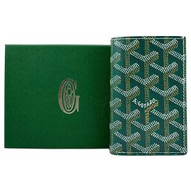 Goyard St. Pierre Folder Card Wallet Green