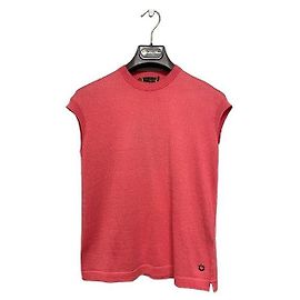Loro Piana Ärmelloses Strickoberteil Rot-Orange für Damen Orange