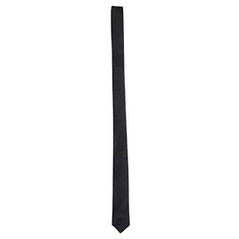 Autre Marque SAINT LAURENT Silk Monogram Tie Black Black