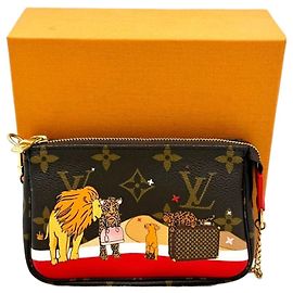 Louis Vuitton Mini Pochette Accessoires Marrone