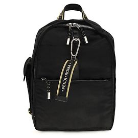 Fendi Black Polyamide Backpack Black