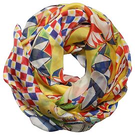 Dolce & Gabbana Lenço de seda Carretto multicolorido Multicor