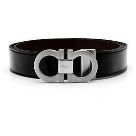 Salvatore Ferragamo Cinturón reversible brillante Gancini Multicolor