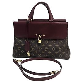 Louis Vuitton Bolsa de Ombro Venus em Monogram Canvas com Tom Dourado Marrom