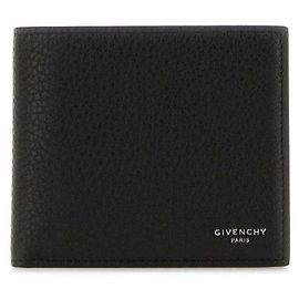 Givenchy Men's Black Calfskin Leather Wallet Black