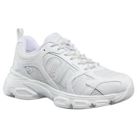 Dior Chrono Sneakers White Mesh White