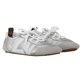 Louis Vuitton Sneakerina Silver Brown Argento