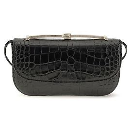 Tom Ford Borsa a tracolla Bos Taurus in pelle di vitello nera Nero