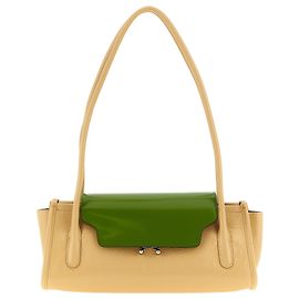 Marni Bolsa de ombro em couro de bezerro multicolorida Multicor