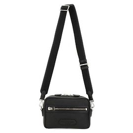 Tom Ford Grain Leather Traveler Small Messenger Bag Black