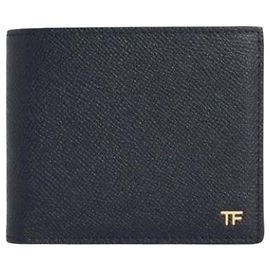 Tom Ford Grain Leather TF Wallet Black