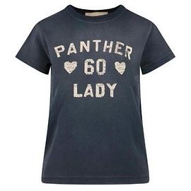 Valentino Camiseta de algodón estampada Negro