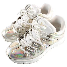 Louis Vuitton Zigzag Metallic Leather Sneakers Multiple colors