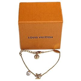 Louis Vuitton Ikonisches Perlenarmband Weiß