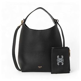 Céline Borsa hobo piccola da donna Nero