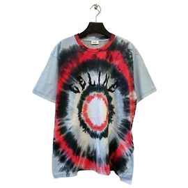 Céline T-shirt de algodão com estampado de logótipo Multicor