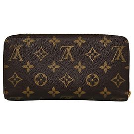 Louis Vuitton Cartera con Cremallera Monogram Fuchsia Multicolor