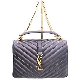 Autre Marque Medium Chain Gold Shoulder Bag Golden