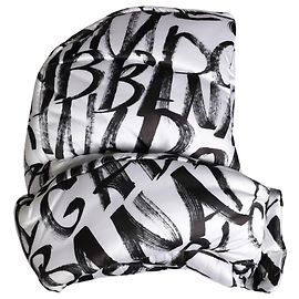 Dolce & Gabbana Capello White Logo Print Whole Head Wrap Mütze Weiß