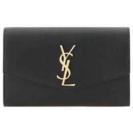 Autre Marque Black Calf Leather Bos Taurus Wallet Black