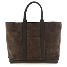 Tom Ford Borsa Tote in pelle di vitello marrone Marrone