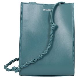 Jil Sander Bolsa tiracolo de couro verde Verde