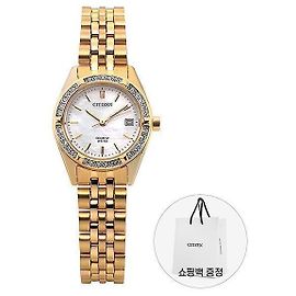 Autre Marque Orologio classico in metallo Gold Date da donna Multicolore