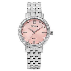 Autre Marque Metalluhr für Damen Silber
