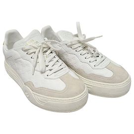 Louis Vuitton White Monogram Groovy Platform Sneakers White