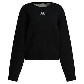 Céline Pull à col rond en cachemire Blanc
