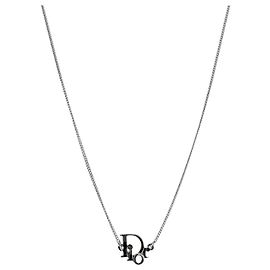 Dior Collier Oblique Argent Argenté