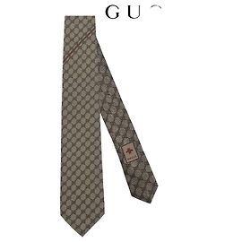 Gucci Jacquard Tie GG Pattern Beige Multiple colors