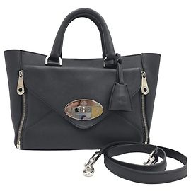 Mulberry Willow Small Tote Bag Black Black