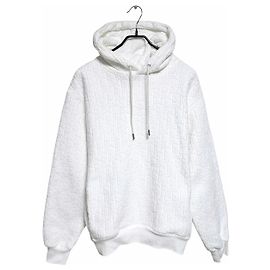 Dior Oblique Terry Hoodie Weiß Weiß