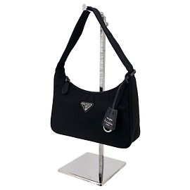 Prada Bolsa Hobo Tesuto Reedition Nylon Marrom