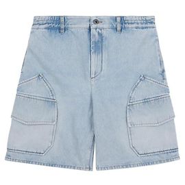 Loewe Denim Cargo Shorts Blue Blue
