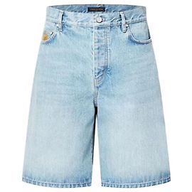 Short en denim Louis Vuitton bleu Bleu