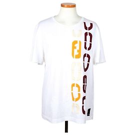 Fendi Camiseta de algodón Logo XL Multicolor