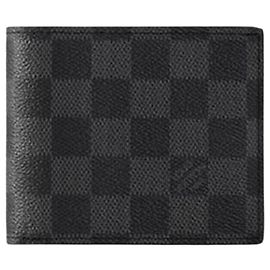 Louis Vuitton Amerigo Geldbörse Black Damier Pattern Mehrfarben