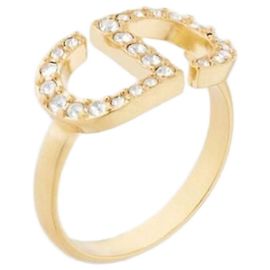 Anel Dior Petit CD Dourado Dourado