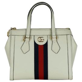 Gucci Saco Tote Ophidia em couro Marrom