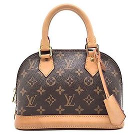 Louis Vuitton Monogram Alma BB Castanho Marrom