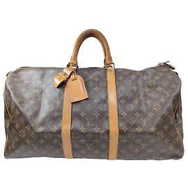 Louis Vuitton Keepall Bandouliere Monogram Canvas 60 Brown