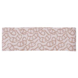 Hermès Banda de malha de cashmere e seda Marrom