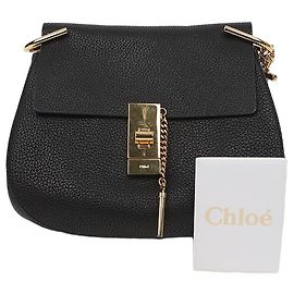 Chloé Picca borsa a tracolla e crossbody in pelle nera Nero