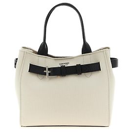 Tom Ford Borsa Tote bicolore in cotone Nero