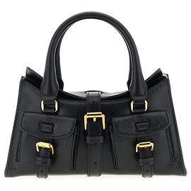 Mulberry Borsa in pelle di vitello nera Nero