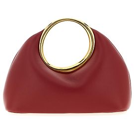 Jacquemus Red Lamb Leather Handbag Red