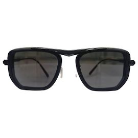 Louis Vuitton Flight Metal Square Sunglasses Deep Black Black